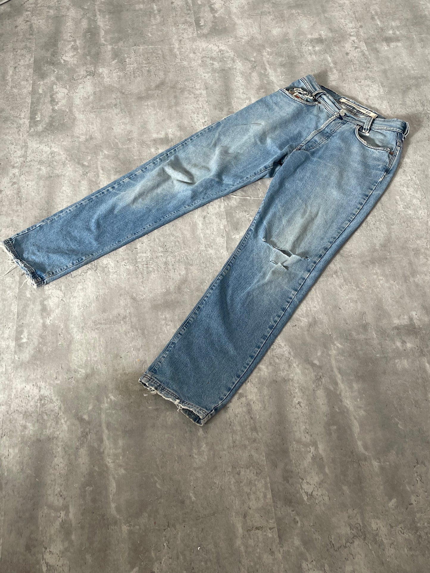 VINTAGE "DIESEL" LIGHT BLUE WASH DENIM JEAN