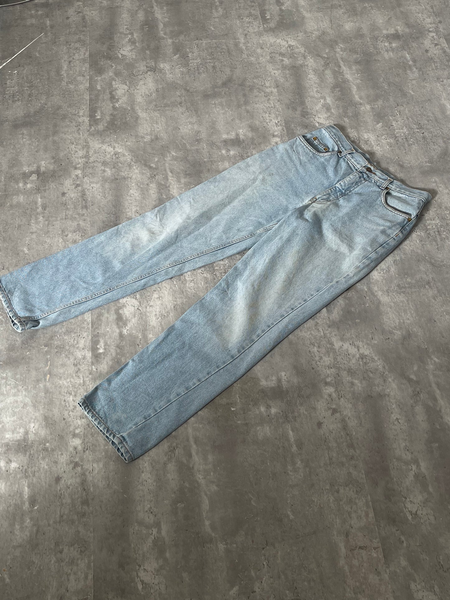 VINTAGE "JOHN LEE" LIGHT BLUE WASH DENIM JEAN